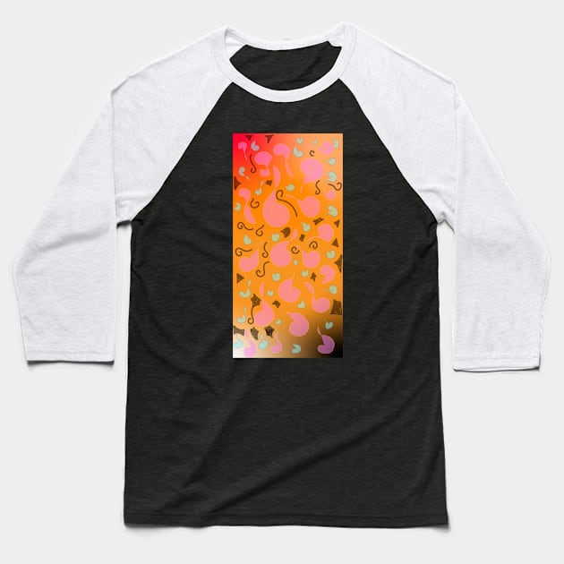 Und die Blume abgefallen Baseball T-Shirt by Barschall